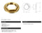 1 1/4" BSP x 77mm Wide Brass Female Flanged Wide Backnut