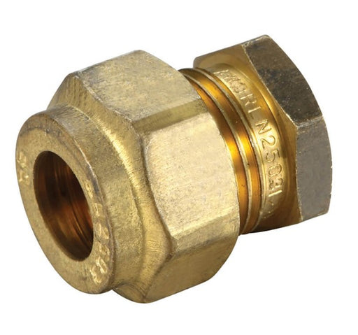 COPPER COMPRESSION BRASS STOP END 20mm (3/4")