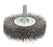 Bordo 316 Stainless Wire  High Speed Crimp Wire Wheel Brush  50mm 0.3mm x 17mm Thickness 1/4" Round Shank - 10 Pack