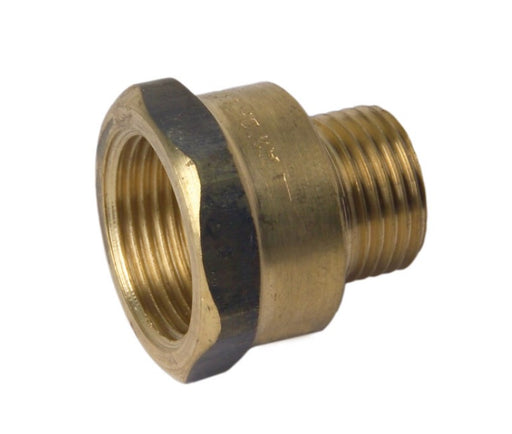 Brass Adaptor 1/2" x 3/8" Female BSP x Male BSP - Lead Free