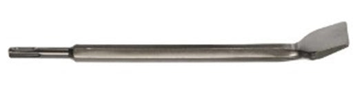 Dymaxion Chisel SDS Plus  Long Cranked Flat Blade 40mm Wide x 300mm Long