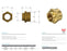 Brass Hexagon Socket Reducing 1" x 3/4" BSP - Lead Free