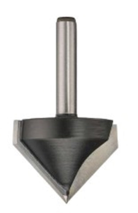 Edge & Face Forming Bit - 22mm V Grooving Router Bit - 1/2" Shank - TruaCuT