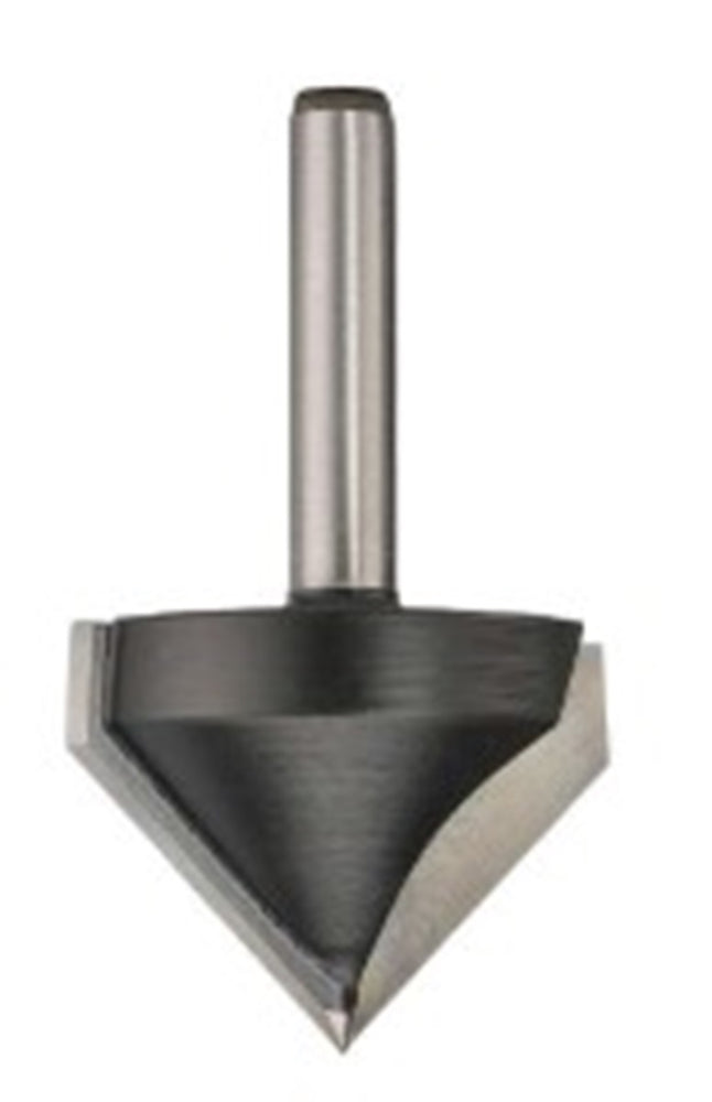 Edge & Face Forming Bit - 22mm V Grooving Router Bit - 1/2" Shank - TruaCuT
