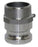 Aluminium Camlock Type F 1" NPT Male Camlock x Male NPT