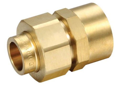 BRASS CAPILLARY BARREL UNION CU x 2" FEMALE BSP