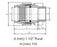 1 1/2" x 1 1/2" Plasson Rural Female Adaptor Connector Irrigation