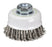 Bordo 65mm 1 Row 0.35 Stainless Steel Twist Knot Cup Brush