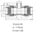 PLASSON RURAL TEE 1" RURAL x 1/2" BSP x 1" RURAL IRRIGATION FARMING