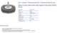 Bordo Steel Wire High Speed Crimp Wire Wheel Brush  50mm 0.3mm x 10mm Thickness 1/4" Round Shank - 10 Pack