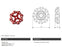 Gate Valve Handle General Purpose Red - Suits 1" Gate Valve