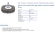 Bordo Steel Wire High Speed Crimp Wire Wheel Brush  20mm 0.2mm x 6mm Thickness 1/4" Round Shank - 10 Pack