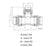 75mm x 63mm x 75mm Plasson Metric Compression Reducing Tee