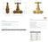 1/2" BSP Stop Tap Flared Rough Brass Finish Watermarked