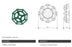 Gate Valve Handle - Suits 3/4" and 1" Gate Valve Female Female Watermarked