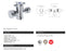 Dual Isolation Stop Capstan 1/4 Turn with Ceramic Disc 15 & 20mm Chrome Plated- Lead Free