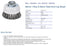 65mm 1 Row 0.50mm Twist Knot Cup Brush - Steel Wire