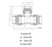 40mm x 32mm x 40mm Plasson Metric Compression Reducing Tee