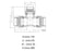63mm x 32mm x 63mm Plasson Metric Compression Reducing Tee