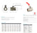 BRASS BALL VALVE FEMALE FEMALE 3/4" BSP GENERAL PURPOSE LEVER HANDLE