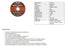 Dymaxion 115mm Ferrous and Stainless Steel (INOX) Metal Cutting Disc - 5 Pack