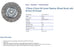 Bordo 178mm 0.50mm 60 Knots Pipeline Wheel Brush with M14x2 Thread - Steel Wire
