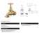 3/4" (20mm) Hose Tap Standard FI Watermarked Rough Brass