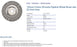 Bordo 125mm 0.50mm 39 Knots Pipeline Wheel Brush with 22.2mm Bore - Steel Wire
