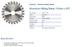 Dymaxion Aluminium Milling Blade/Milling Wheel - Fine Weight U Slot 115 x 22mm Bore 4 Teeth 2.3 Kerf