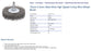 Bordo Steel Wire High Speed Crimp Wire Wheel Brush  70mm 0.3mm x 18mm Thickness 1/4" Round Shank