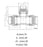 25mm x 20mm x 25mm Plasson Metric Compression Reducing Tee