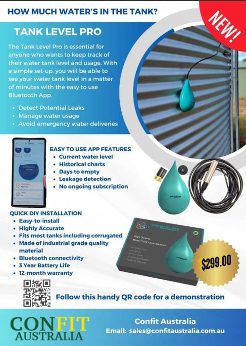 Tank Level Pro Bluetooth Level Sensor