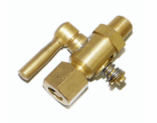3/8" Hose ID x 1/8" BSP Barbed Lever Tap - Brass Lever Tap - Tanks Plumbing