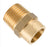 Brass Adaptor 3/8" Female BSP x 1/2" Male BSP - Lead Free
