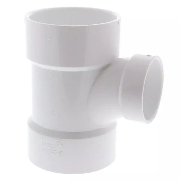 PVC DWV Junction 88 Degree Reducing 100 x 50mm AS 1260 Plumbing