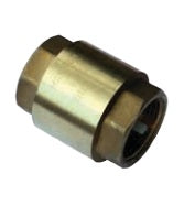 4" BSP (100mm) Brass Spring Check Valve Female Thread Type E