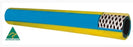 Yellow Blue Super Multiflex 1/2" x 20m Roll - ID 12.5mm OD 18.9mm - Air Water Hose