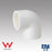 PVC Faucet Elbow 90 Degree Slip x Female Thread CAT. 15 40mm x 1 1/2" BSP