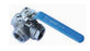3" BSP 3 Way T Port Ball Valve Side Entry 316 Stainless Steel