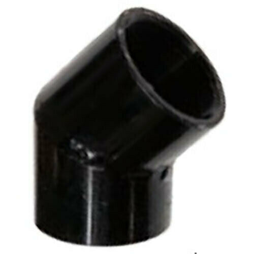 4" (100mm) Black Steel Elbow 45 degree BSP Female x Female