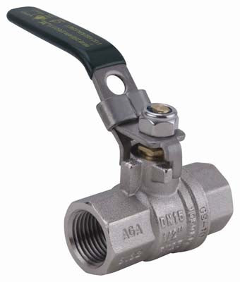 Ball Valve Dual Approved AGA Watermarked 1 1/4" BSP (32mm) Female Female Lockable