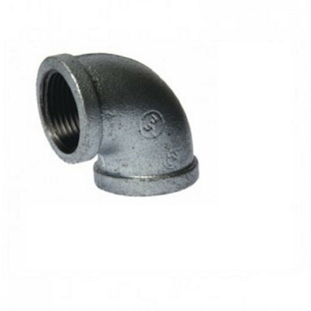 1 1/2" BSP (40mm) Gal Mal 90 Degree Elbow Female Female