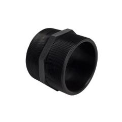 Poly Threaded Hex Nipple 4" BSP (100mm) Guyco