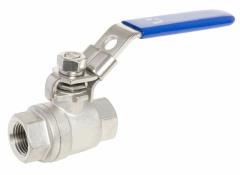 3" BSP (75mm) 316 Stainless Steel Ball Valve 2 Piece Full Bore Lockable