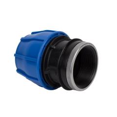 75mm x 2" BSP Norma Metric Female End Connector - PE X Female Thread - Irrigation Compression Fitting