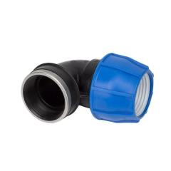16mm x 1/2" BSP Norma Metric Female Elbow - PE x FI - Blue Line Poly Pipe Watermarked - Irrigation