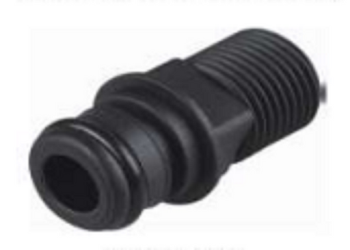 SeaFlo Agricultural Pumps - Male NPT Straight Fitting With O-Ring - 3/4" Quick Attach x 1/2" MNPT