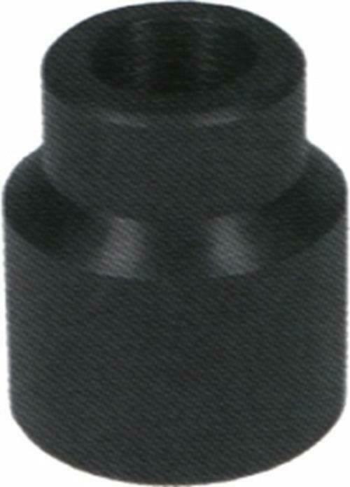 3/4" x 1/2" BSP Black Steel Reducing Socket Female Female 20mm x 15mm