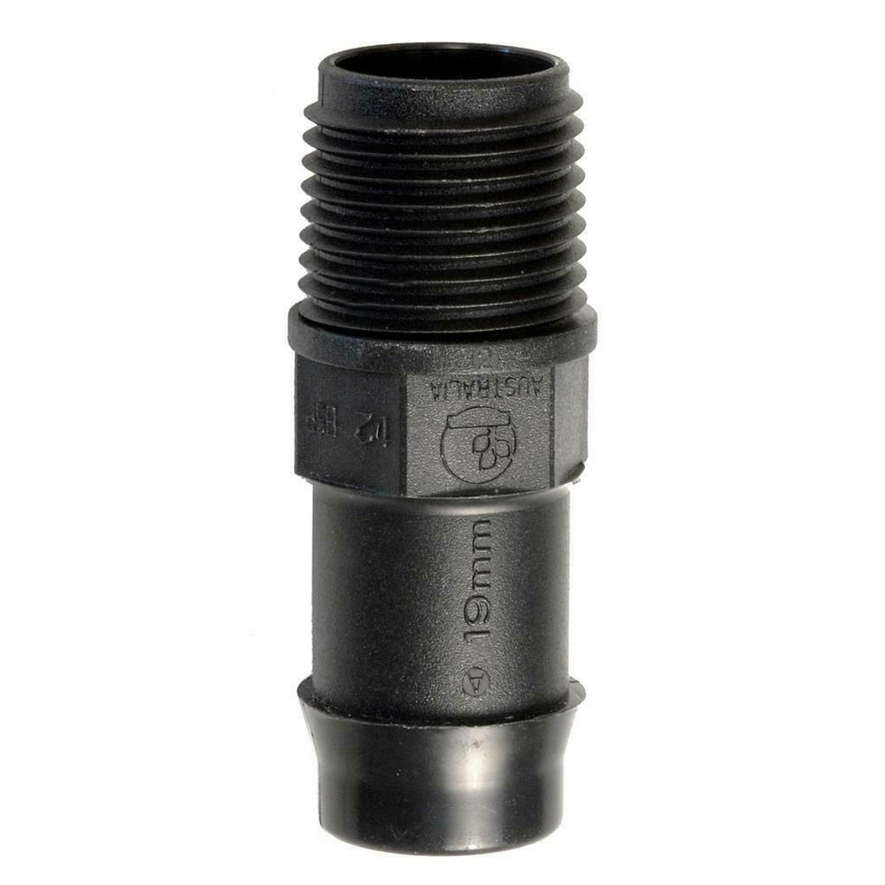 Antelco 19mm Tail x 1" BSP Male Director Poly Pipe Fitting - Pack of 25