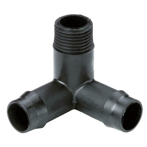 19mm x 1/2" BSP Poly Pipe Fittings Corner Elbow Male - Pack of 25